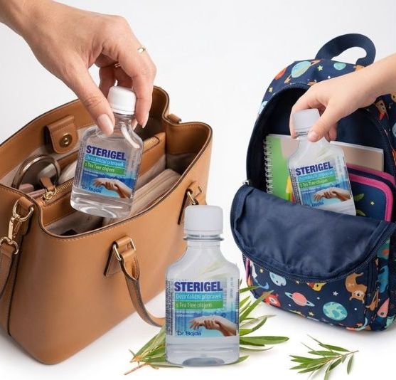 sterigel v taškách